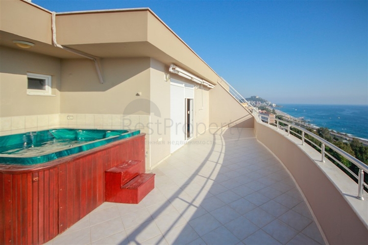 اطلالة بحر ساحرة -دوبلكس فاخرة -3 غرف وصالة -في مهموتلار / الانيا 