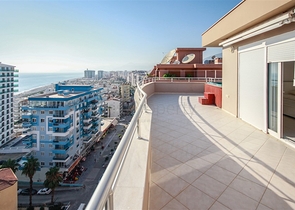 اطلالة بحر ساحرة -دوبلكس فاخرة -3 غرف وصالة -في مهموتلار / الانيا 