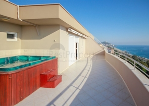 اطلالة بحر ساحرة -دوبلكس فاخرة -3 غرف وصالة -في مهموتلار / الانيا 