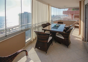 اطلالة بحر ساحرة -دوبلكس فاخرة -3 غرف وصالة -في مهموتلار / الانيا 