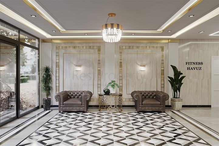 بالاقساط -شقق فاخرة قريبة من البحر - ضمن مجمع قيد الانشاء-في مهموتلار / الانيا 