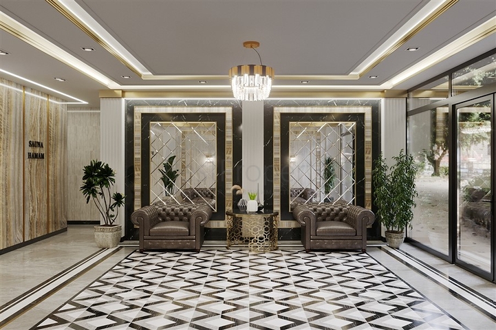 بالاقساط -شقق فاخرة قريبة من البحر - ضمن مجمع قيد الانشاء-في مهموتلار / الانيا 