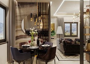 بالاقساط -شقق فاخرة قريبة من البحر - ضمن مجمع قيد الانشاء-في مهموتلار / الانيا 