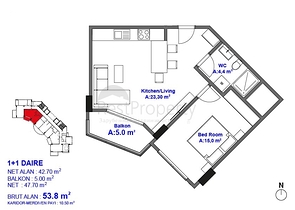 تملك منزل احلامك وبالاقساط - مجمع قيد الانشاء في مهموتلار / الانيا 