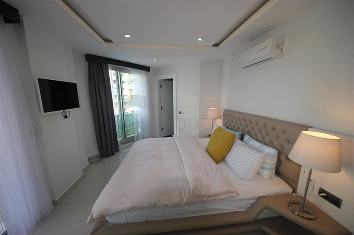 اطلالة بحر -شقة فاخرة -غرفتين وصالة - ضمن مجمع -في كارجي جاك / الانيا 