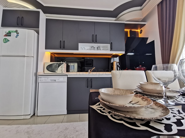 شقة عائلية 2 غرفة وصالة -مفروشة -في مهموتلار / الانيا 