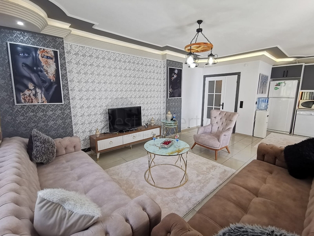 شقة عائلية 2 غرفة وصالة -مفروشة -في مهموتلار / الانيا 