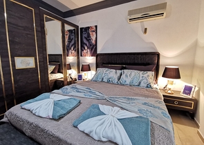 شقة عائلية 2 غرفة وصالة -مفروشة -في مهموتلار / الانيا 