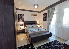 شقة عائلية 2 غرفة وصالة -مفروشة -في مهموتلار / الانيا 