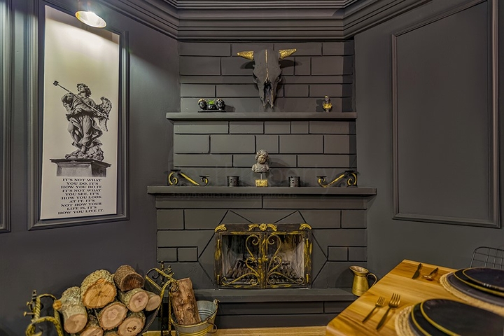 شقة انيقة - تصميم غرفة وصالة - في مركز الانيا 