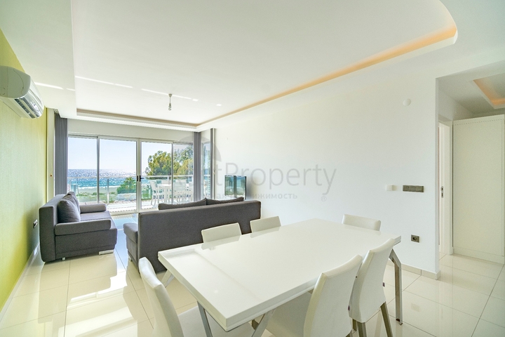 اطلالة بحر مباشرة - شقة 2 غرفة وصالة - مجمع فاخر - في كاستل / الانيا 