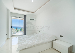 اطلالة بحر مباشرة - شقة 2 غرفة وصالة - مجمع فاخر - في كاستل / الانيا 