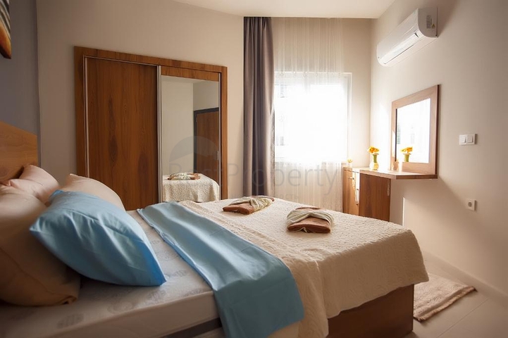 شقة غرفة وصالة -ضمن مجمع سكني جديد - في مهموتلار / الانيا 