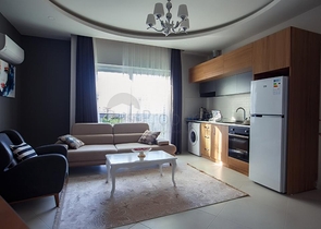 شقة غرفة وصالة -ضمن مجمع سكني جديد - في مهموتلار / الانيا 