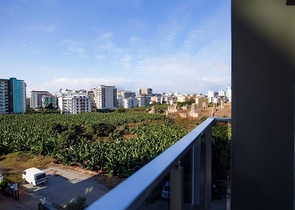 شقة غرفة وصالة -ضمن مجمع سكني جديد - في مهموتلار / الانيا 