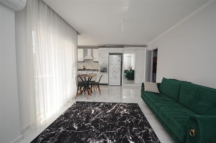 شقة مفروشة - غرفة وصالة - في مهموتلار / الانيا 