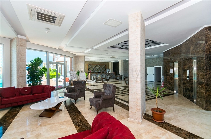 ضمن مجمع فاخر - شقة 2 غرفة وصالة - في مهموتلار/ الانيا 