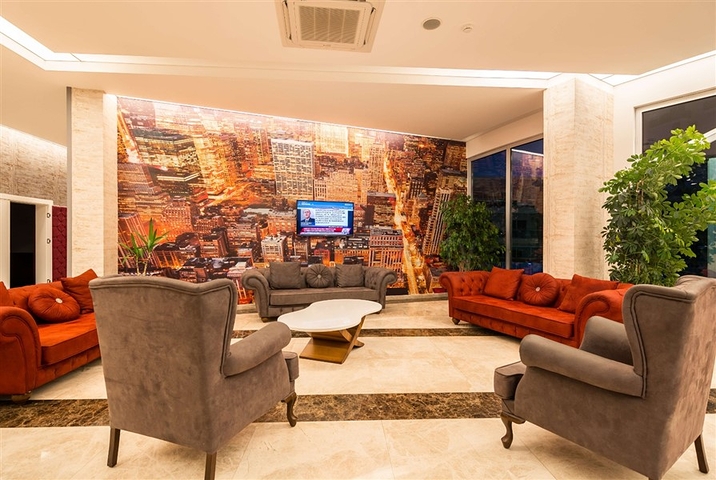 ضمن مجمع فاخر - شقة 2 غرفة وصالة - في مهموتلار/ الانيا 