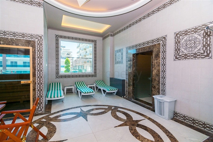 ضمن مجمع فاخر - شقة 2 غرفة وصالة - في مهموتلار/ الانيا 