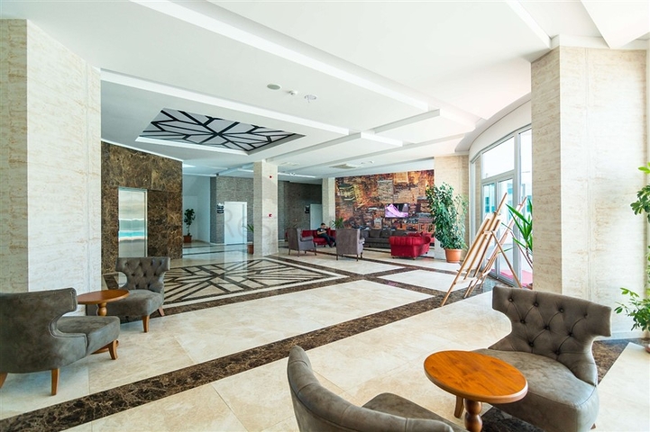 ضمن مجمع فاخر - شقة 2 غرفة وصالة - في مهموتلار/ الانيا 