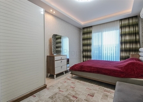 ضمن مجمع فاخر - شقة 2 غرفة وصالة - في مهموتلار/ الانيا 