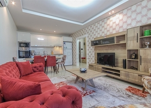 ضمن مجمع فاخر - شقة 2 غرفة وصالة - في مهموتلار/ الانيا 