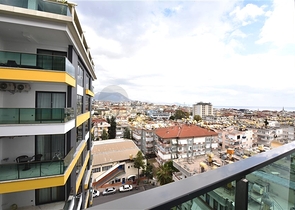 اطلالة بحر وقلعة - شقة 2 غرفة وصالة  - في مركز الانيا 