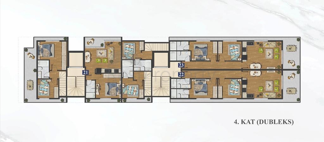 بالاقساط -شقق قريبة من البحر والمركز - مجمع فيد الانشاء -مركز الانيا