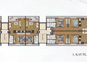 بالاقساط -شقق قريبة من البحر والمركز - مجمع فيد الانشاء -مركز الانيا
