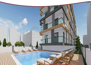 بالاقساط -شقق قريبة من البحر والمركز - مجمع فيد الانشاء -مركز الانيا