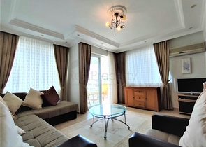 اطلالة بحر -سعر مناسب - دوبلكس 2 غرفة وصالة - في ديمرتاش / الانيا 