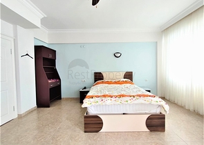 اطلالة بحر -سعر مناسب - دوبلكس 2 غرفة وصالة - في ديمرتاش / الانيا 