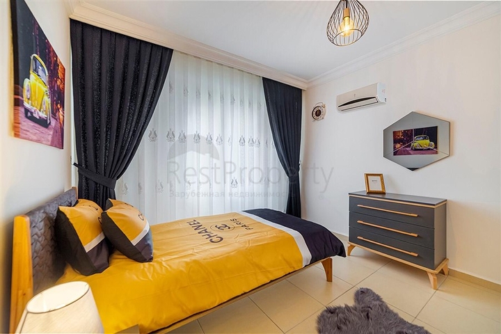 شقة غرفتين وصالة -مفروشة -في مهموتلار / الانيا 