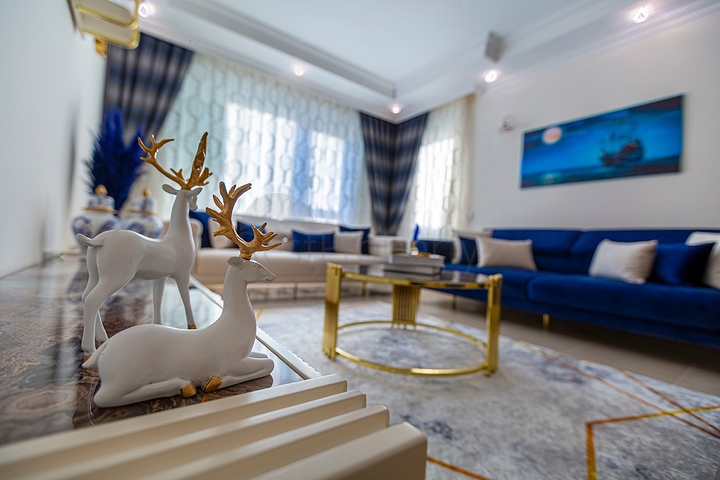 دوبلكس 3 غرف وصالة -مفروشة - في مهموتلار / الانيا 