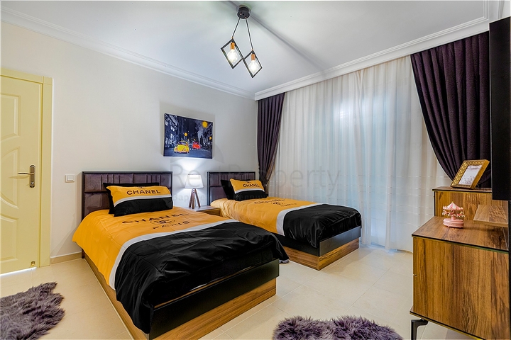 دوبلكس 3 غرف وصالة -مفروشة - في مهموتلار / الانيا 