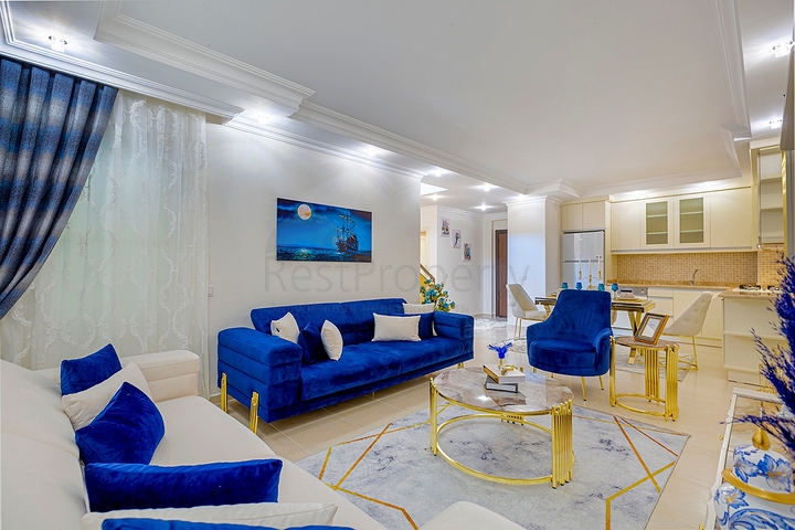 دوبلكس 3 غرف وصالة -مفروشة - في مهموتلار / الانيا 