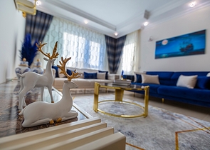 دوبلكس 3 غرف وصالة -مفروشة - في مهموتلار / الانيا 