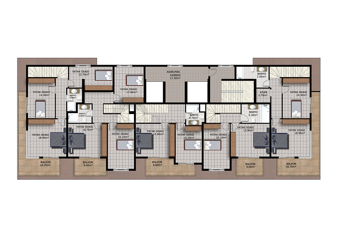استثمر الان - شقق بالتقسيط -قيد الانشاء في مهموتلار / الانيا 