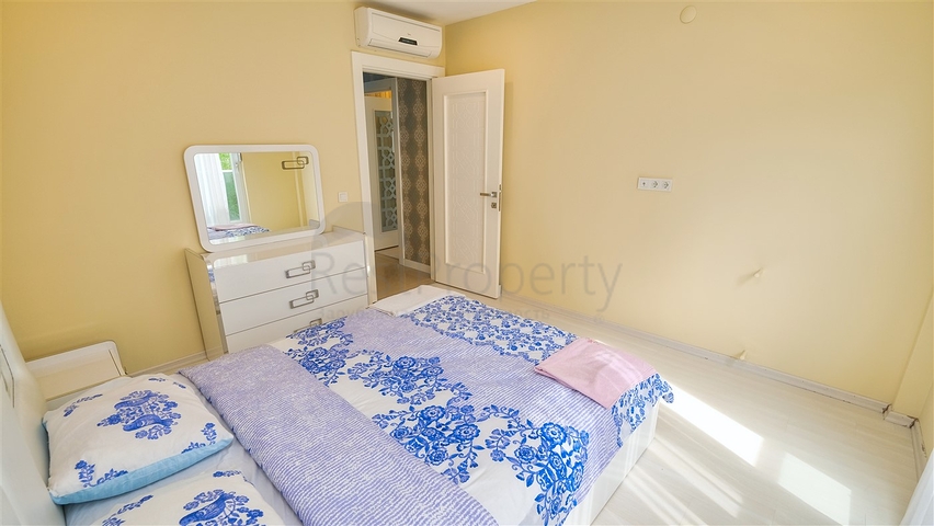 شقة 1 + 1 مع أثاث في ليمان كونيالتي 5 دقائق من البحر