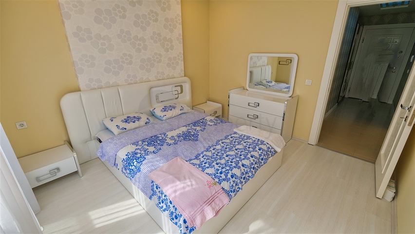 شقة 1 + 1 مع أثاث في ليمان كونيالتي 5 دقائق من البحر