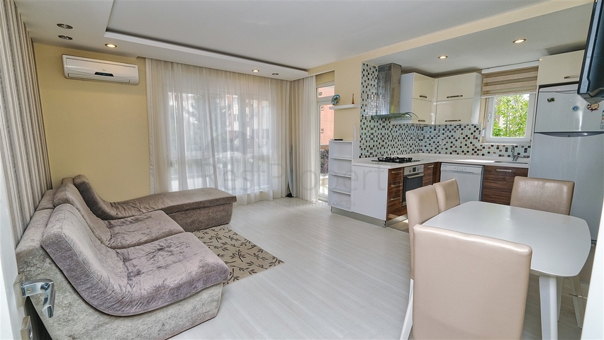 شقة 1 + 1 مع أثاث في ليمان كونيالتي 5 دقائق من البحر