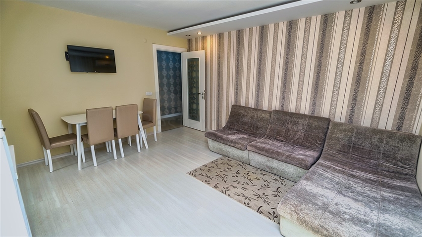 شقة 1 + 1 مع أثاث في ليمان كونيالتي 5 دقائق من البحر