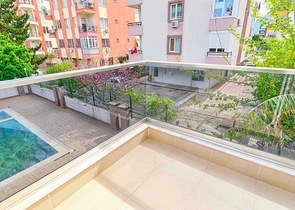 شقة 1 + 1 مع أثاث في ليمان كونيالتي 5 دقائق من البحر