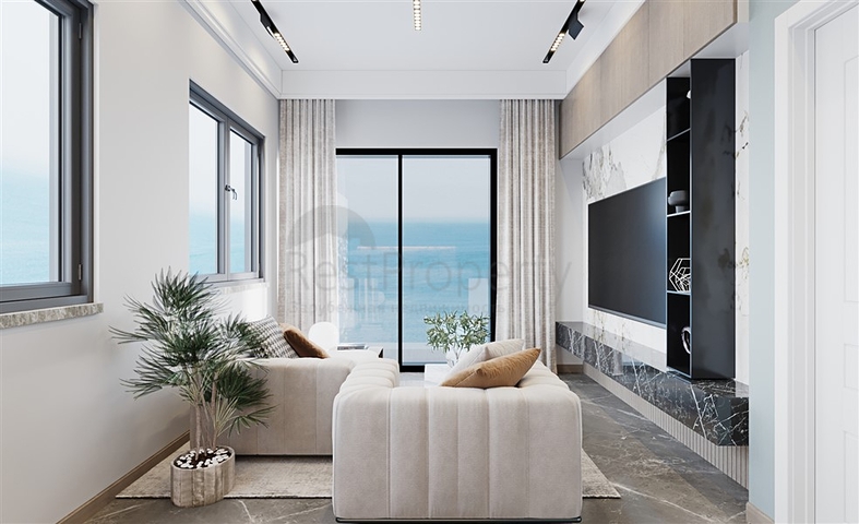 قريب من البحر -بالاقساط -شقق عائلية ضمن مجمع سكني - في مهموتلار / الانيا 