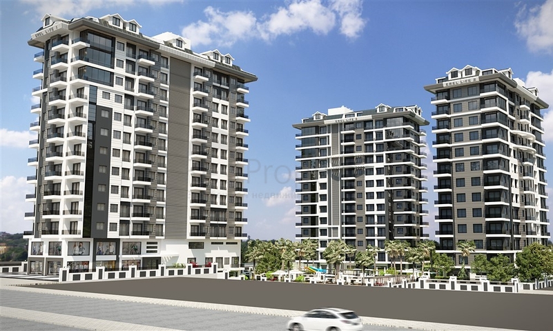 قريب من البحر -بالاقساط -شقق عائلية ضمن مجمع سكني - في مهموتلار / الانيا 