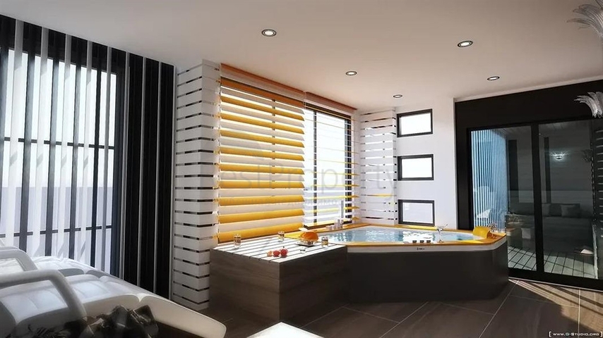 قريب من البحر -بالاقساط -شقق عائلية ضمن مجمع سكني - في مهموتلار / الانيا 