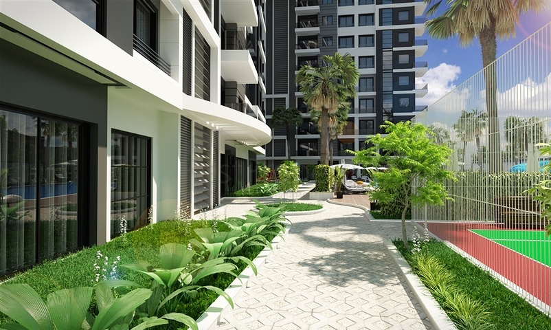 قريب من البحر -بالاقساط -شقق عائلية ضمن مجمع سكني - في مهموتلار / الانيا 