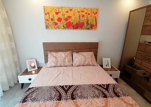 شقة مؤثثة  -من تصميم 1+1 - في مهموتلار / الانيا 