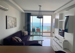 اطلالة بحر ساحرة - مجمع 5 نجوم -شقة غرفة وصالة - في كارجي جاك / الانيا 