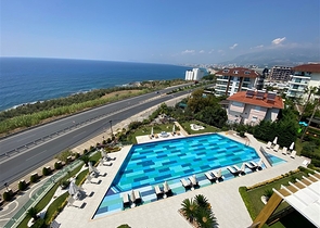 اطلالة بحر ساحرة - مجمع 5 نجوم -شقة غرفة وصالة - في كارجي جاك / الانيا 